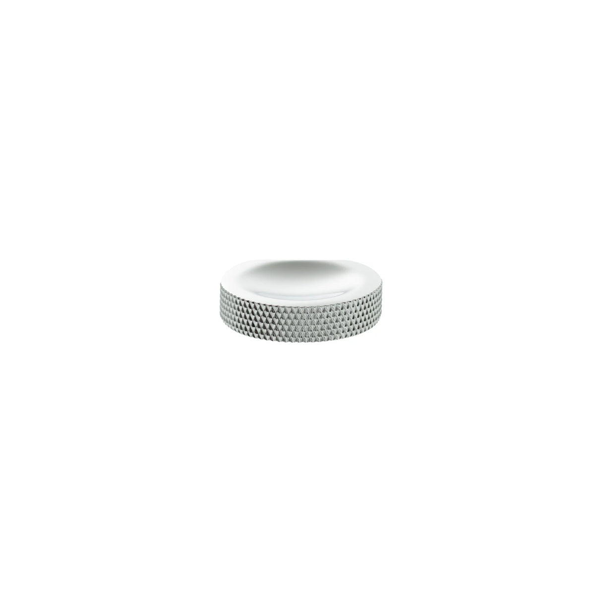 Millhouse Brass Polished Chrome Eiffel Knurled Edge Cabinet Finger Pull   |  MHCK1338PC