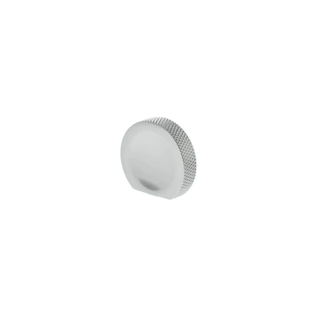 Millhouse Brass Polished Chrome Eiffel Knurled Edge Cabinet Finger Pull   |  MHCK1338PC