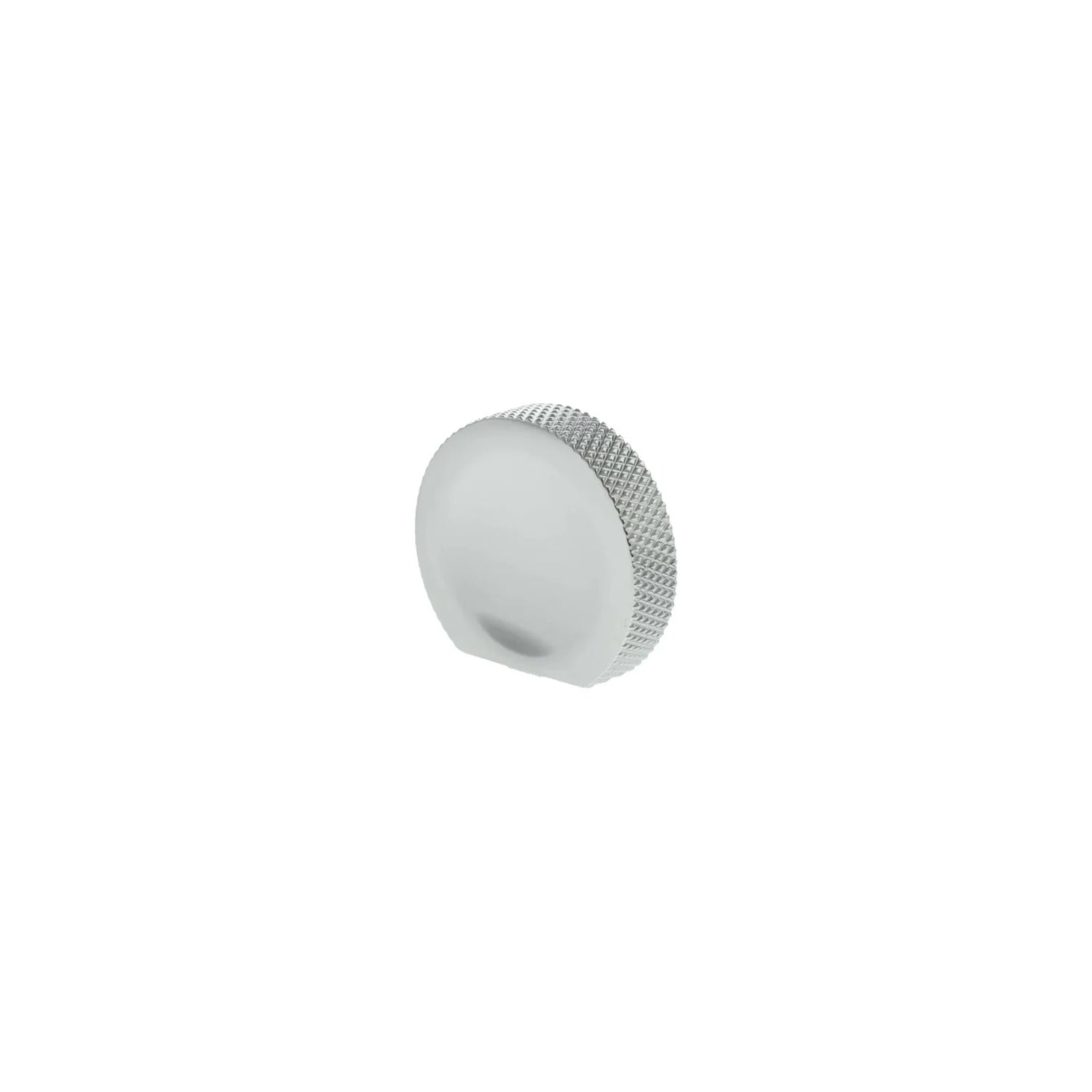 Millhouse Brass Polished Chrome Eiffel Knurled Edge Cabinet Finger Pull   |  MHCK1338PC