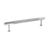 Millhouse Brass Polished Chrome 160mm Eiffel Knurled T-Bar Cabinet Pull Handle  |  MHCK17160PC