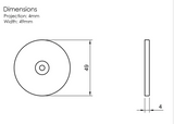 Millhouse Brass Urban Dark Bronze Eiffel Knurled Round Cabinet Knob on Backplate  |  MHCKB1532UDB