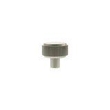 Millhouse Brass Satin Nickel Battersea Linear Round Cabinet Knob   |  MHCL1532SN