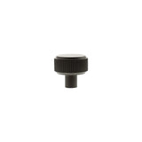 Millhouse Brass Urban Dark Bronze Battersea Linear Round Cabinet Knob   |  MHCL1532UDB