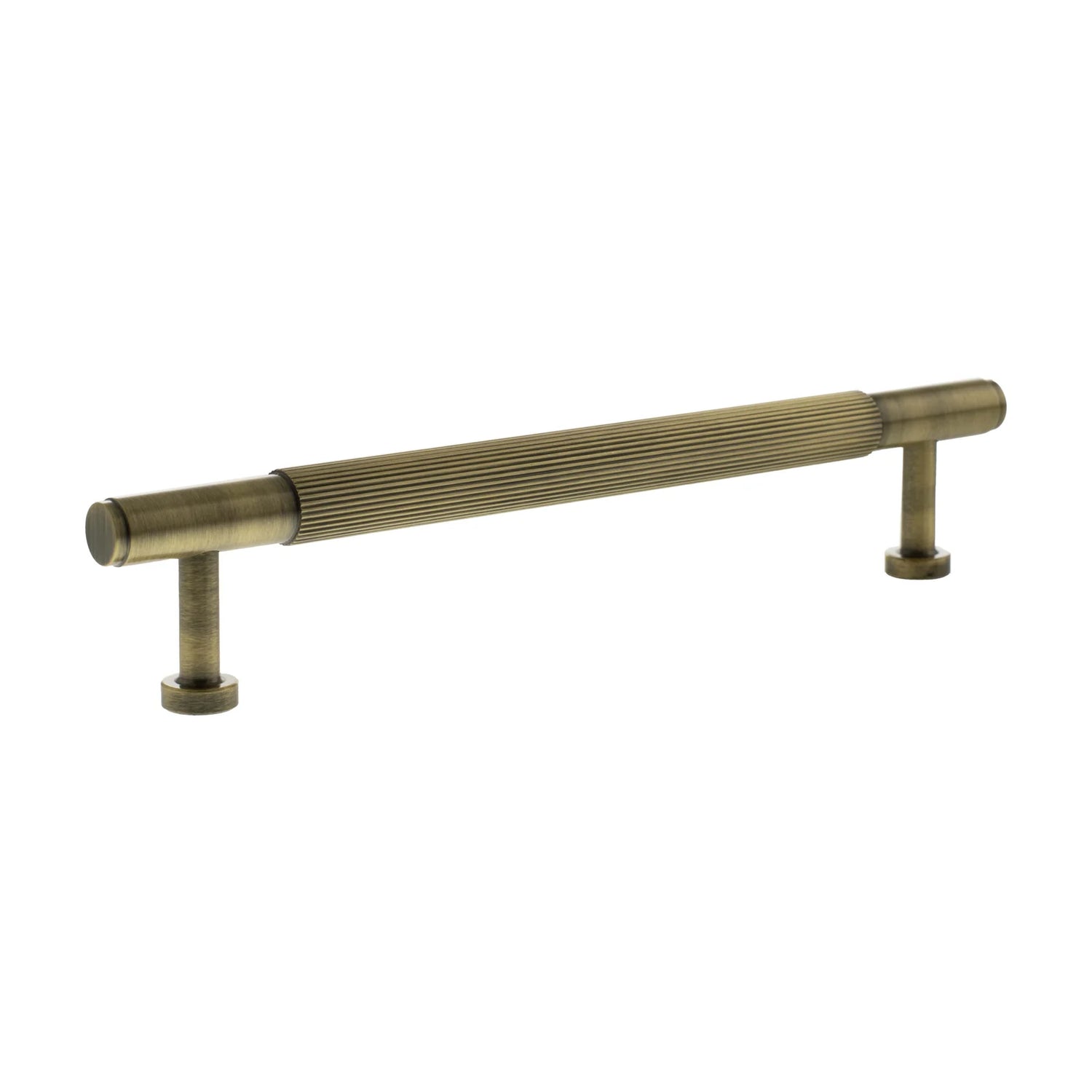 Millhouse Brass Antique Brass 160mm Battersea Linear T-Bar Cabinet Pull Handle  |  MHCL17160AB