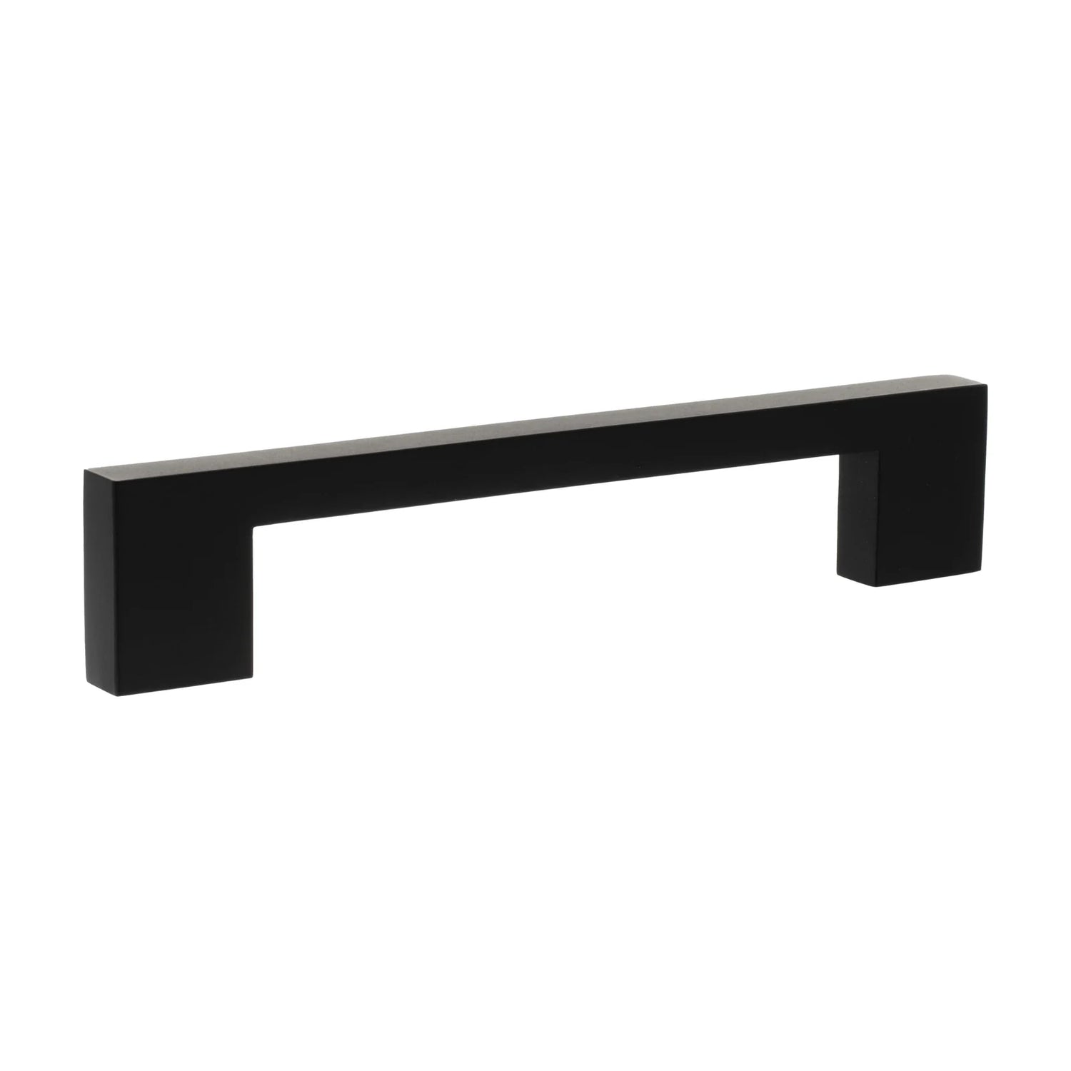 Millhouse Brass Matt Black 128mm Empire Slim Cabinet Pull Handle  |  MHCN17128MB