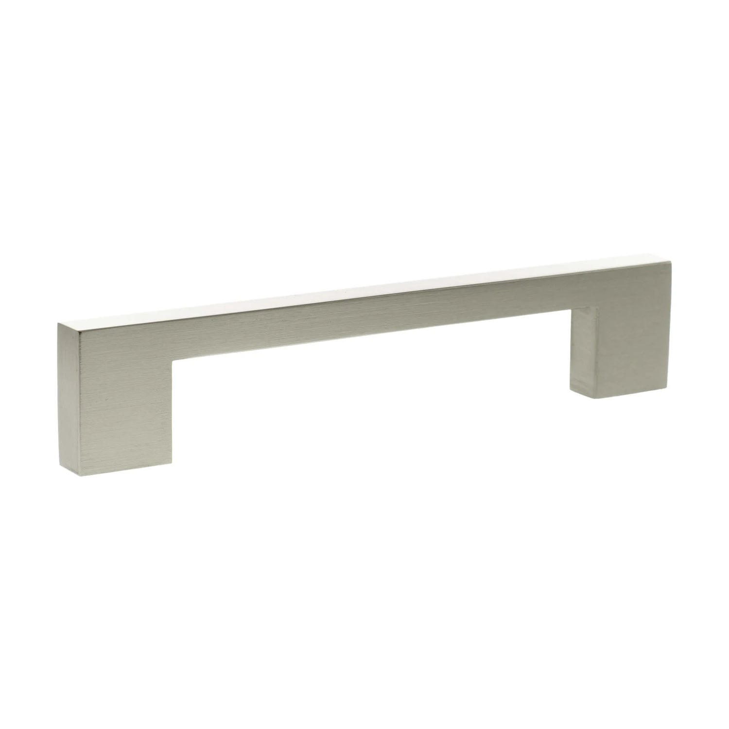 Millhouse Brass Satin Nickel 128mm Empire Slim Cabinet Pull Handle  |  MHCN17128SN
