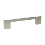 Millhouse Brass Satin Nickel 128mm Empire Slim Cabinet Pull Handle  |  MHCN17128SN