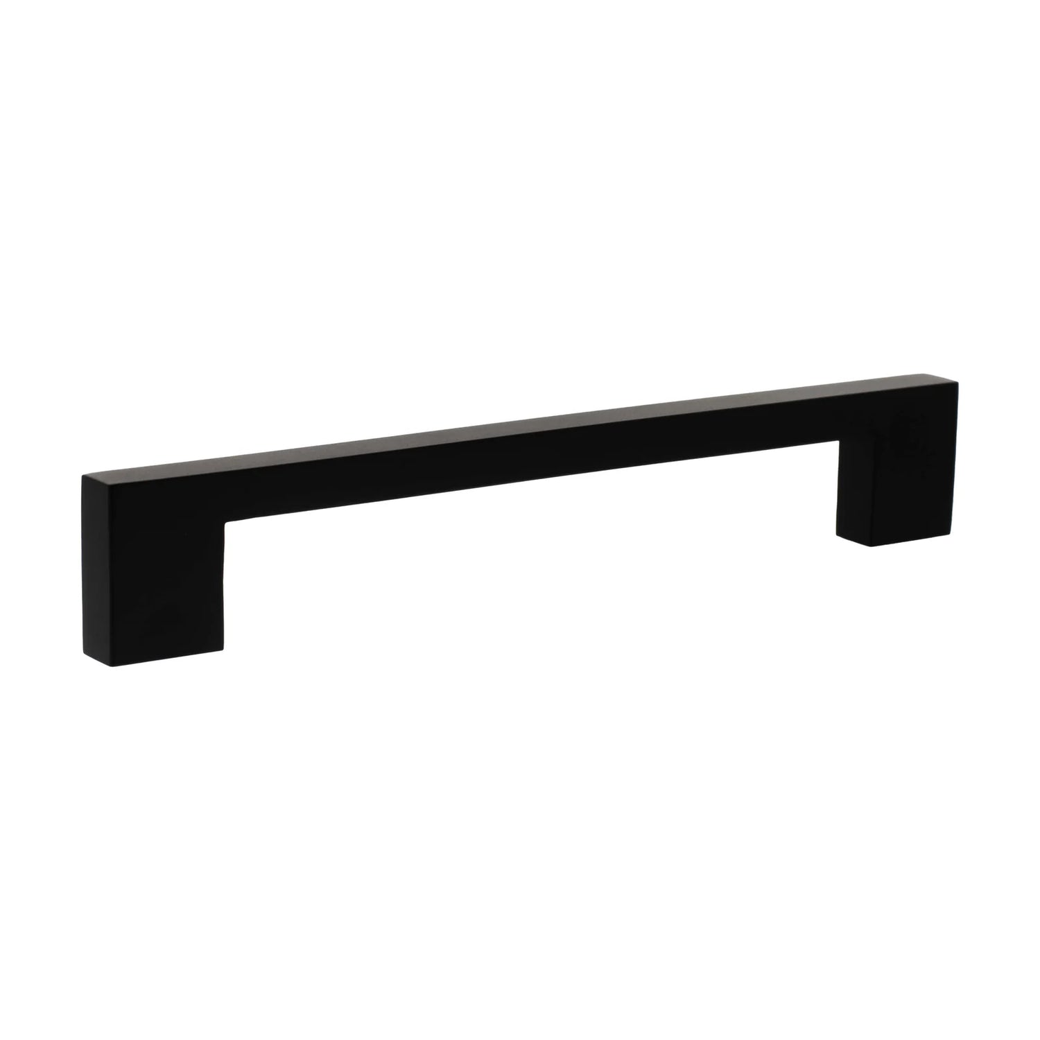 Millhouse Brass Matt Black 160mm Empire Slim Cabinet Pull Handle  |  MHCN17160MB