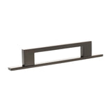 Millhouse Brass Urban Dark Bronze 128mm Empire Slim Cabinet Pull Handle on Backplate  |  MHCNB17128UDB