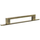 Millhouse Brass Antique Brass 160mm Empire Slim Cabinet Pull Handle on Backplate  |  MHCNB17160AB