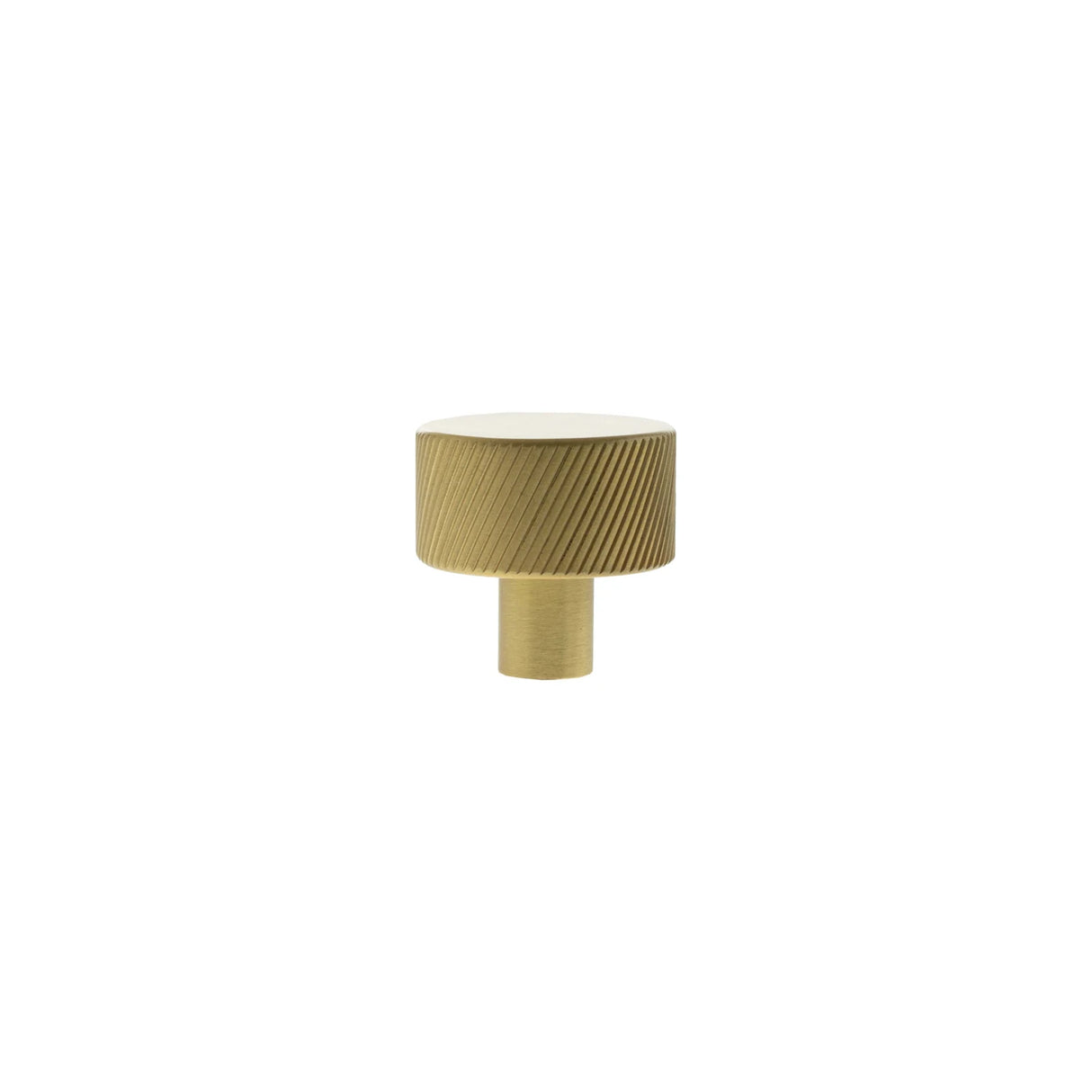 Millhouse Brass Satin Brass Paddington Spiral Round Cabinet Knob  |  MHCS1532SB
