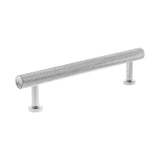 Millhouse Brass Polished Chrome 128mm Paddington Spiral T-Bar Cabinet Pull Handle  |  MHCS17128PC