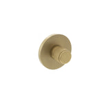 Millhouse Satin Brass Knurled WC Turn & Release on 5mm rose | MHSRKWCSB