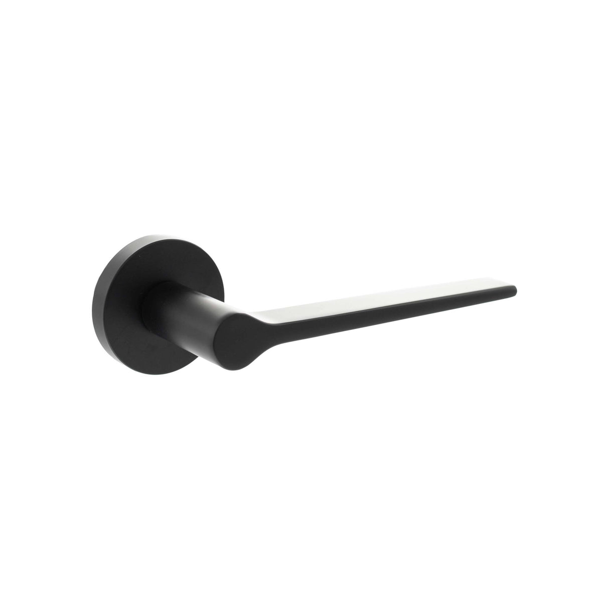 Set Matt Black Laviano Lever Door Handle | SPR180MB