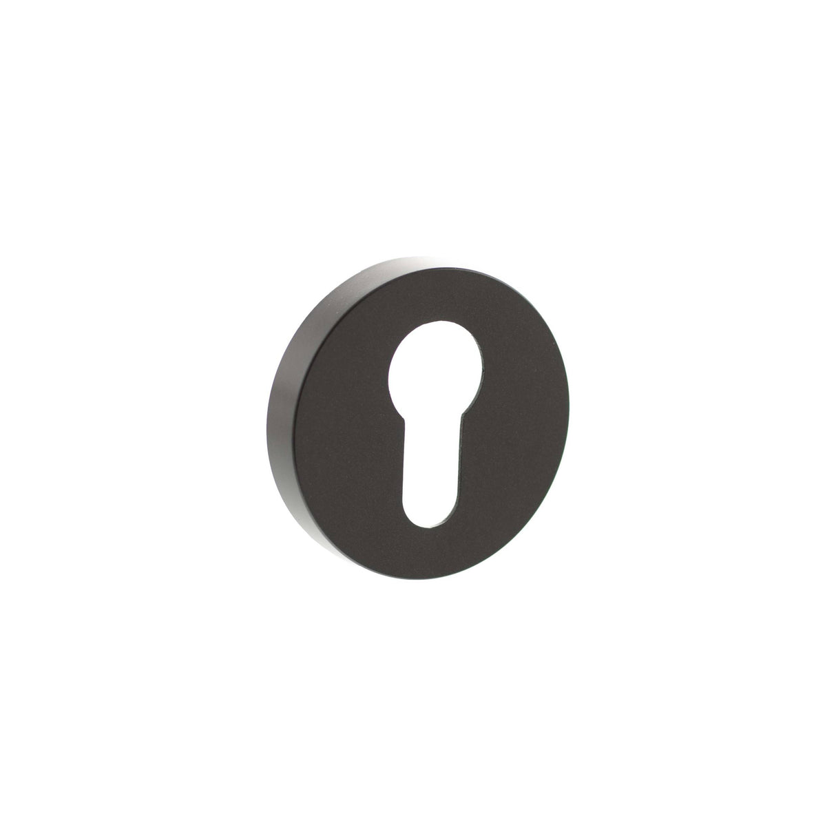 Senza Pari Dark Bronze Minimal Round Euro Escutcheon | SPRESCEUDB