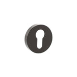 Senza Pari Dark Bronze Minimal Round Euro Escutcheon | SPRESCEUDB