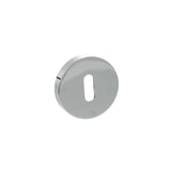 Senza Pari Polished Chrome Minimal Round Key Escutcheon | SPRESCKPC