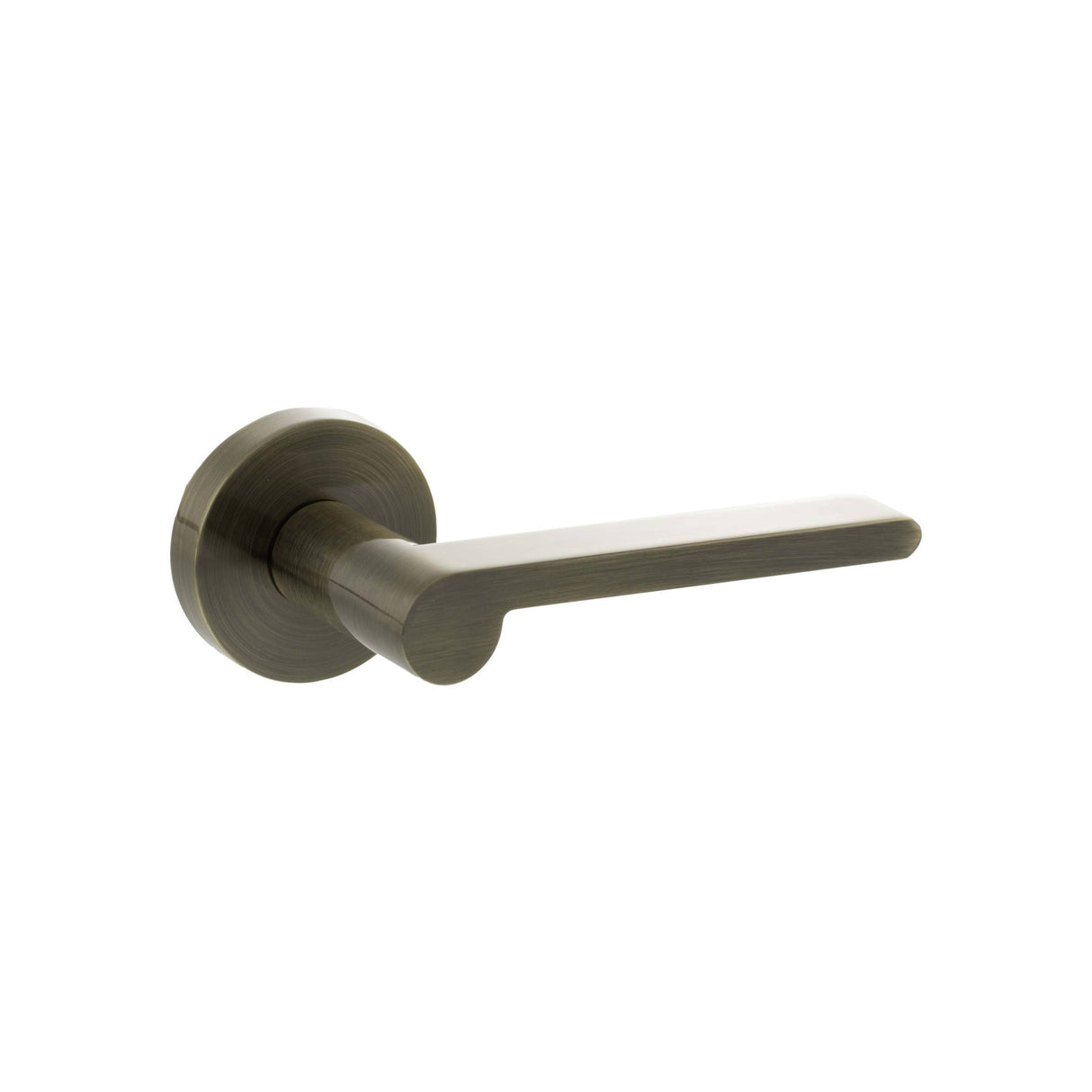Set Antique Brass Darrio Lever Door Handle | SPRO218AB