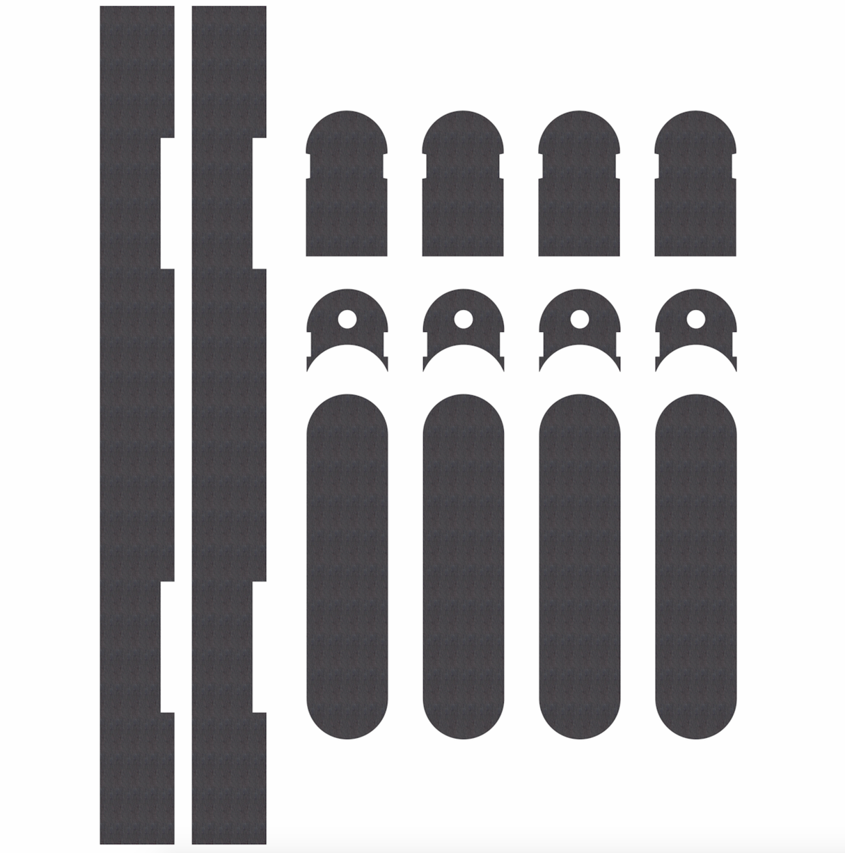 Intumescent Hinge Pads to suit Carlisle Brass 1131 Concealed Hinge | ES1131