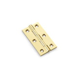 Pair Polished Brass 64mm Cabinet Butt Hinge | AW064-CH-PB