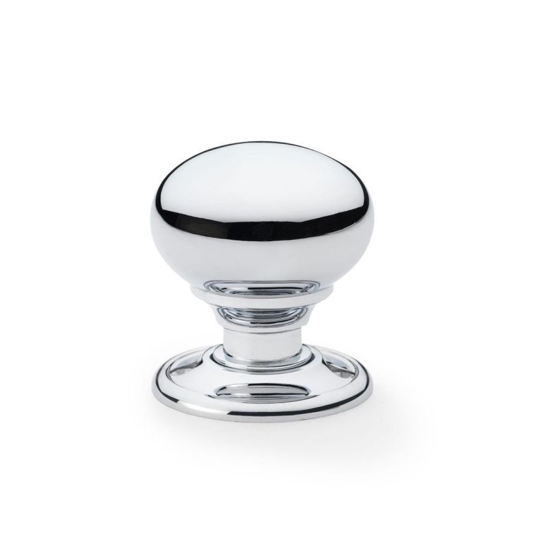 Set Alexander and Wilks Polished Chrome 41mm Kershaw Mortice / Rim Door Knob