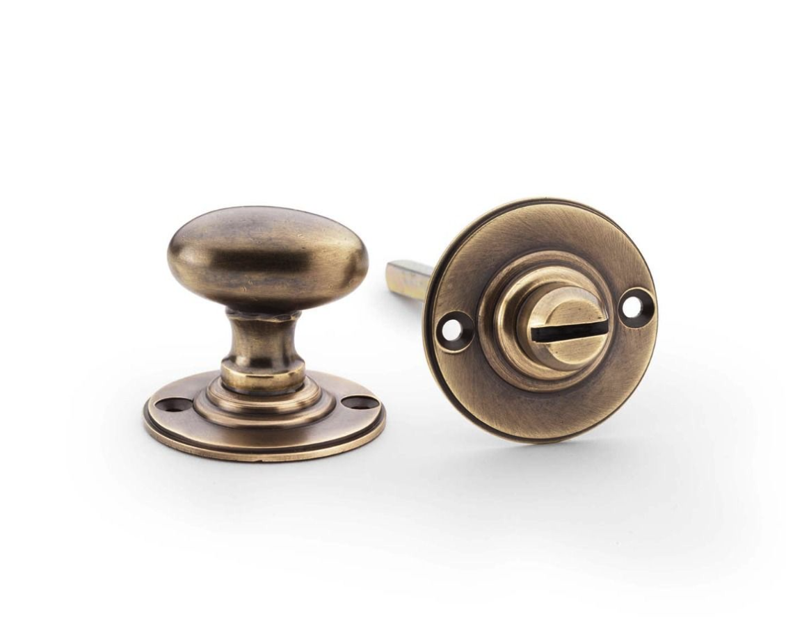 Alexander & Wilks Antique Brass Snib Turn and Release | AW386AB