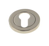 Alexander & Wilks Polished Nickel PVD 50mm Euro Escutcheon | AW390PNPVD