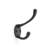 Alexander & Wilks Antique Black Powder Coated Victorian Hat & Coat Hooks | AW770BL