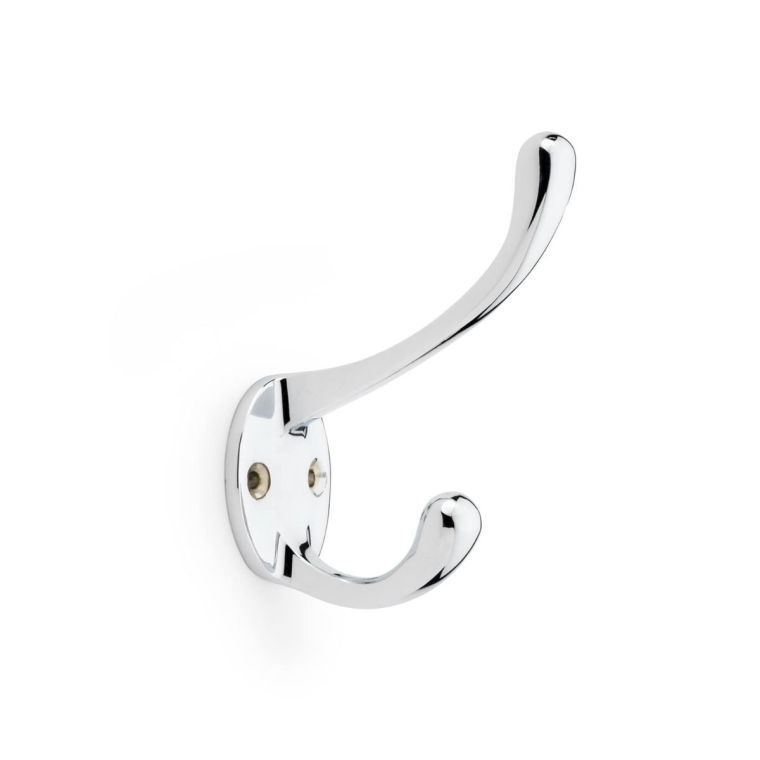 Alexander & Wilks Polished Chrome Victorian Hat & Coat Hooks | AW770PC