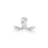 Alexander & Wilks Satin Nickel Victorian Double Robe Hook | AW773SN