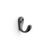 Alexander & Wilks Black Victorian Single Robe Hook | AW774BL