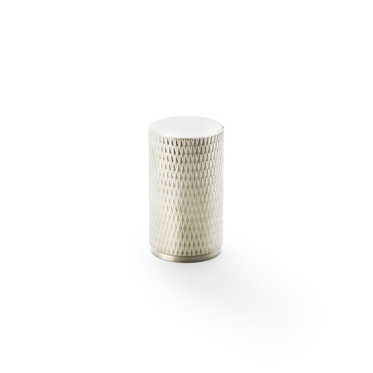 Alexander and Wilks Satin Nickel 35mm Brunel Knurled Cupboard Knob  | AW800-35-SN