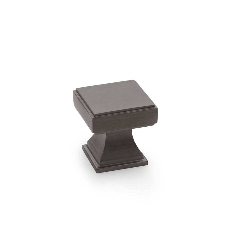 Alexander and Wilks Dark Bronze PVD Jesper Square Cupboard Knob