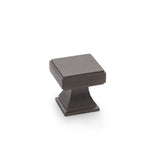 Alexander and Wilks Dark Bronze PVD Jesper Square Cupboard Knob