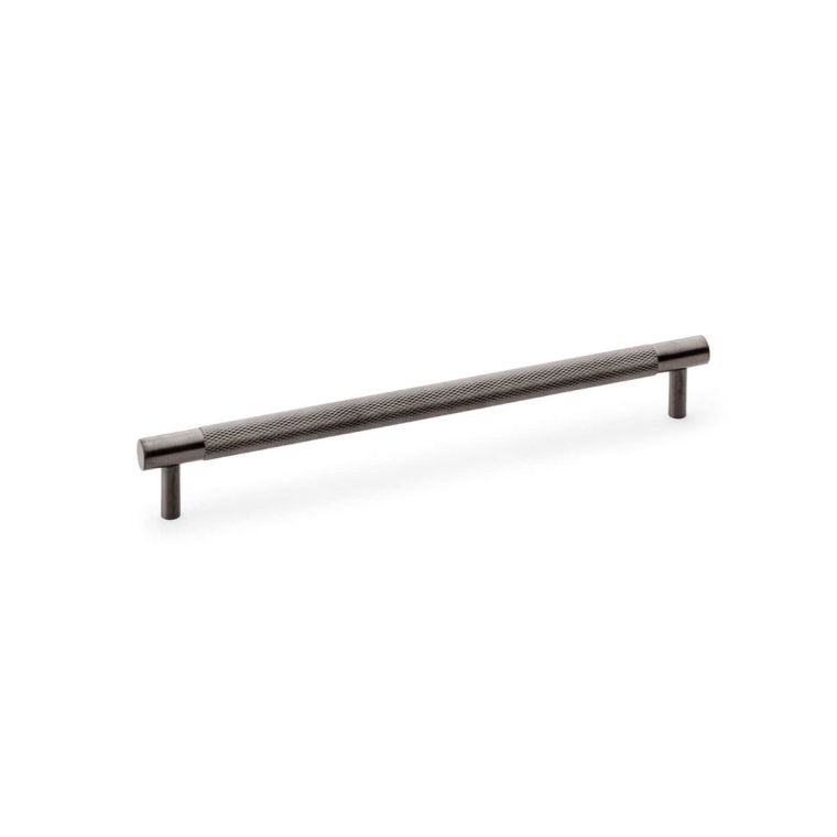 A&W Dark Bronze PVD Brunel Knurled T Bar Pull Handle c/c 224mm