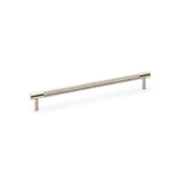 A&W Satin Nickel Brunel Knurled T Bar Pull Handle c/c 224mm