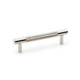 A&W Polished Nickel Brunel Knurled T Bar Pull Handle c/c 96mm