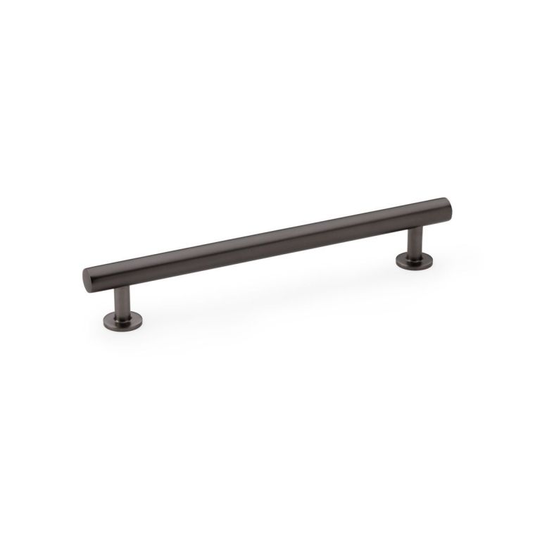 A&W Dark Bronze Round T Bar Cupboard Pull Handle c/c 160mm | AW814-160-DBZ