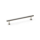A&W Polished Nickel Round T Bar Cupboard Pull Handle c/c 160mm | AW814-160-PN
