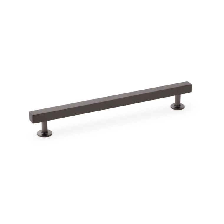 A&W Dark Bronze Square T Bar Cupboard Pull Handle c/c 192mm | AW815-192-DBZ