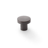 Alexander and Wilks Dark Bronze 30mm Hanover Plain Cupboard Knob