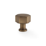 Dark Bronze 33mm Vesper Hexagonal Cabinet Knob | AW828-33-DBZ