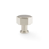 Polished Nickel 33mm Vesper Hexagonal Cabinet Knob | AW828-33-PN