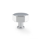 Polished Chrome 40mm Vesper Hexagonal Cabinet Knob | AW828-40-PC