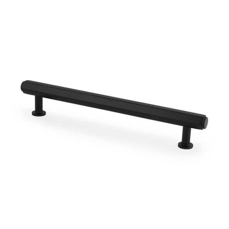 Matt Black 160mm Vesper Hexagonal Pull Handle | AW830-160-BL