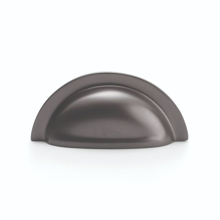 Alexander and Wilks Dark Bronze Bardom Ridged Cup Handle | AW903DBZ