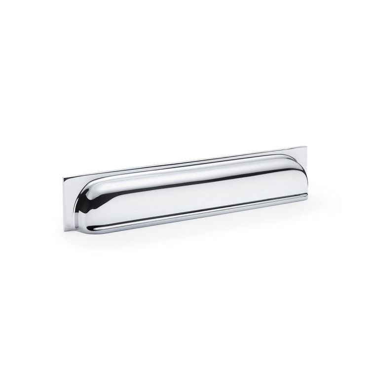 Alexander and Wilks Polished Chrome Quantock Cup Handle c/c 203mm