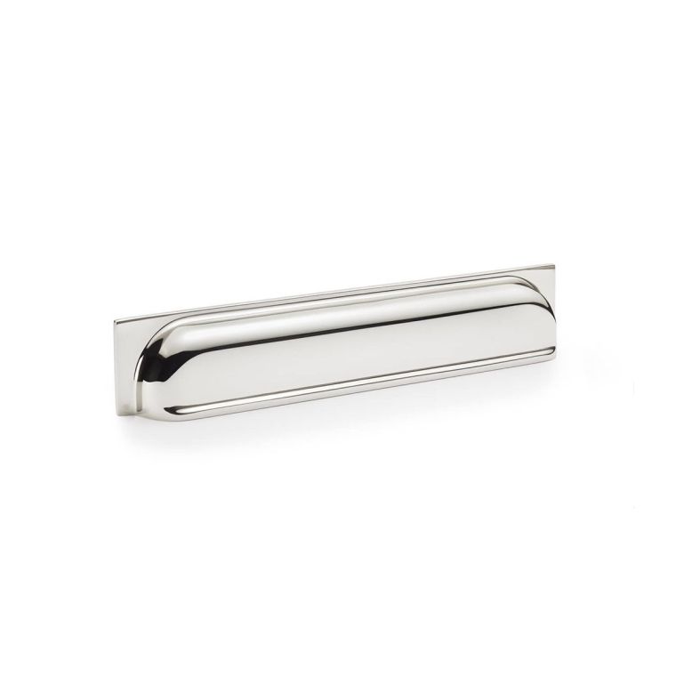 Alexander and Wilks Polished Nickel Quantock Cup Handle c/c 203mm
