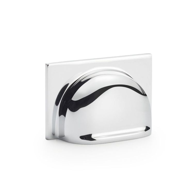 Alexander and Wilks Polished Chrome Quantock Cup Handle c/c 40mm | AW907PC