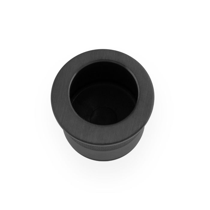 A&W Dark Bronze PVD Round Sliding Door Finger Edge Pull  | AW992DBZPVD